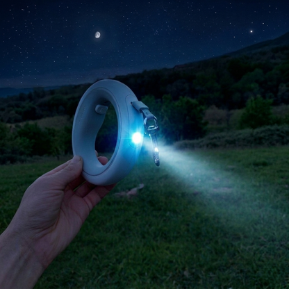 Correa Retráctil Inteligente con Luz LED 🐕
